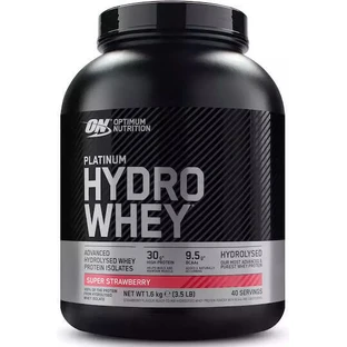 Optimum Nutrition Platinum Hydro Whey Сывороточный протеин Whey Protein без глютена со вкусом суперклубники 1,6 кг
