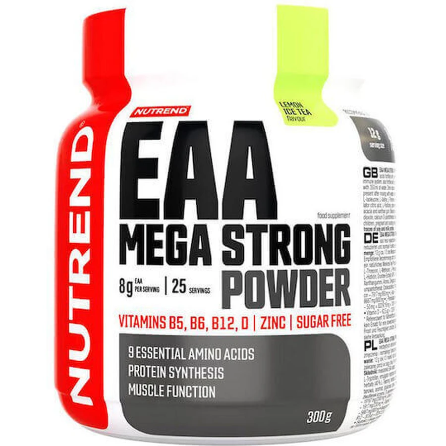 Eaa Mega Strong Powder 300г (nutrend) - апельсиновий та яблучно-лимонний чай з льодом: ціни та характеристики