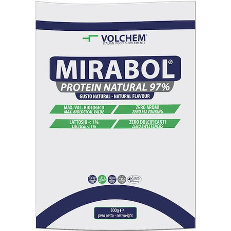 Протеїн Volchem Mirabol 97% без глютену з натуральним смаком 500гр: ціни та характеристики