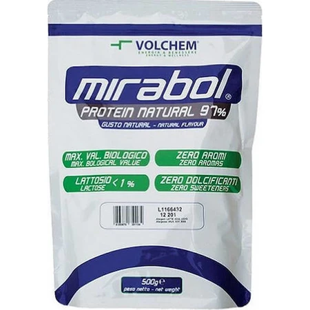 Протеїн Volchem Mirabol 97% без глютену з натуральним смаком 500гр: ціни та характеристики