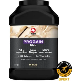 MaxiNutrition Progain Size Сироватковий протеїн без глютену з ванільним смаком 1,2 кг