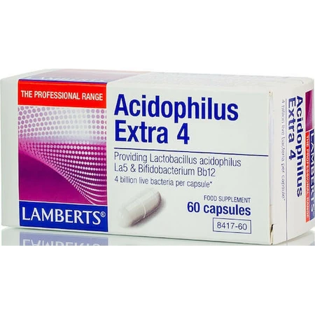 Lamberts Acidophilus Extra 4 Пробіотик 60 капс.: ціни та характеристики