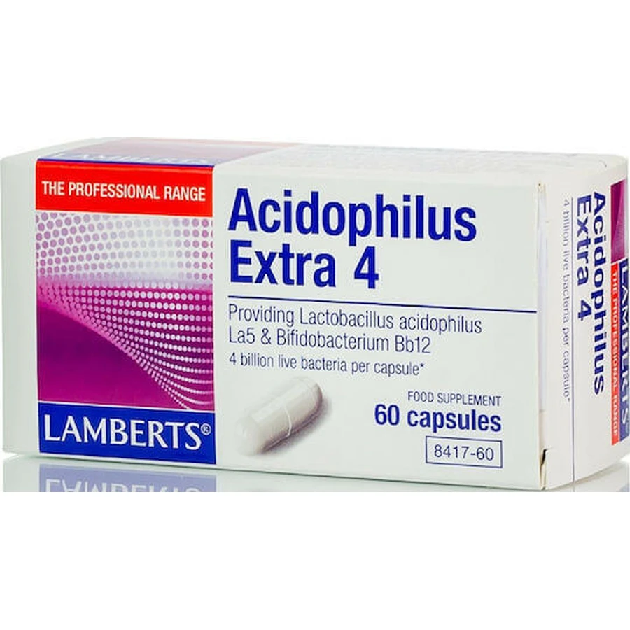 Lamberts Acidophilus Extra 4 Пробіотик 60 капс.: ціни та характеристики