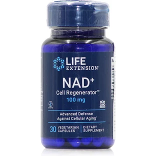 Life Extension NAD+ Cell Regenerator 100mg Специальная диетическая добавка 30 растительных капсул