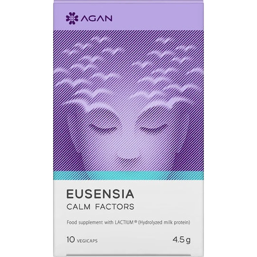 Агана Еусенсія Фактори заспокоєння при тривожності добавка 10 рослинних капсул: ціни та характеристики