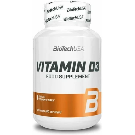 Biotech USA Витамин D3 для поддержки иммунитета и здоровья яиц 2000iu 60 таблеток: цены и характеристики