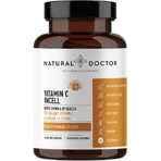 Natural Doctor Vit C Incell Вітамін для зміцнення імунітету, шкіри та антиоксидантної дії 120 рослинних капсул: ціни та характеристики