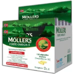 Moller's Forte Омега 3 печінка тріски та риб'ячий жир підходить для дітей 150 капсул без смаку: ціни та характеристики