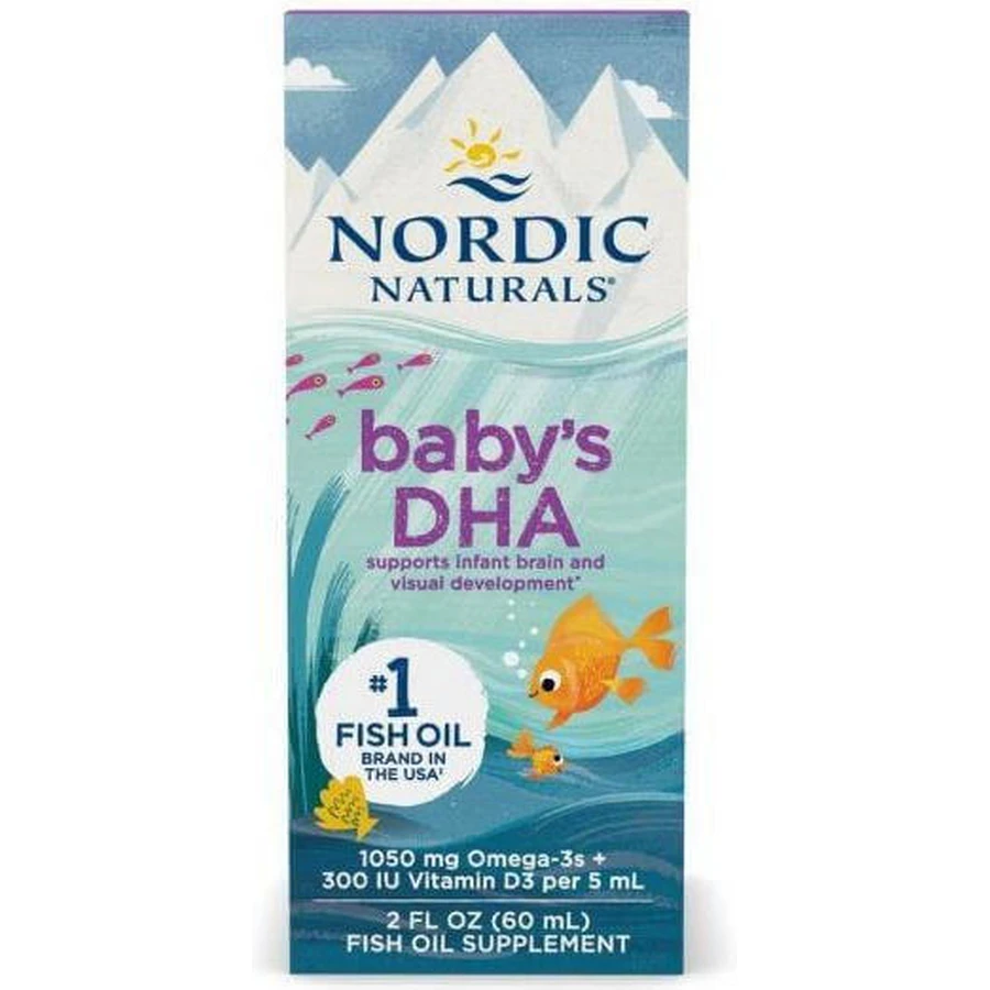 Рыбий жир Nordic Naturals Baby's Dha 60 мл неароматизированный: цены и характеристики