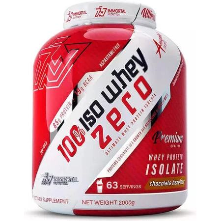Immortal Nutrition 100% Iso Whey Zero Whey Protein Безлактозний сироватковий протеїн зі смаком шоколадного фундука 2 кг: ціни та характеристики