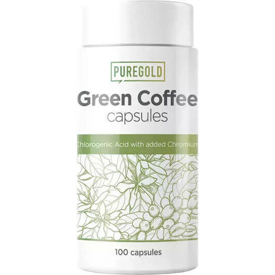 Pure Gold Protein Зеленый кофе 500 мг 100 капс: цены и характеристики
