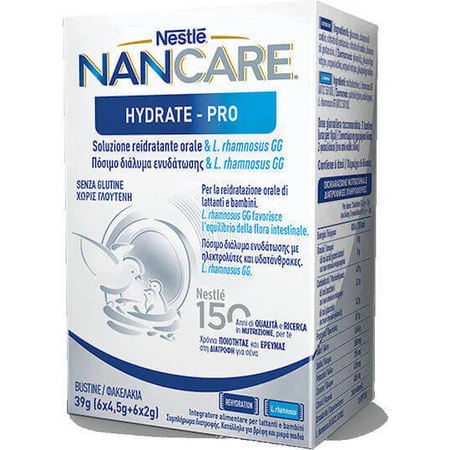 Спеціальна харчова добавка Nestle NanCare Hydrate Pro 12 пакетиків: ціни та характеристики