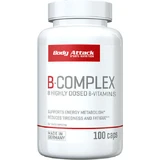 Body Attack B-Complex 8 Високодозовані вітаміни для зміцнення енергії, імунітету та нервової системи 100 капс.