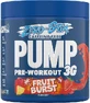 Applied Nutrition Pump Zero-Stim Pre Workout Supplement 375gr Fruit Burst
