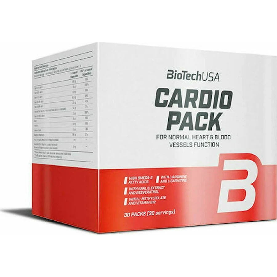 Biotech USA Cardio Pack Спеціальна дієтична добавка 30 пакетиків: ціни та характеристики
