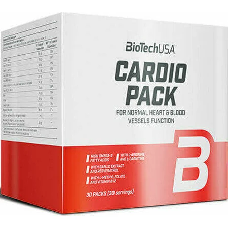 Biotech USA Cardio Pack Спеціальна дієтична добавка 30 пакетиків: ціни та характеристики