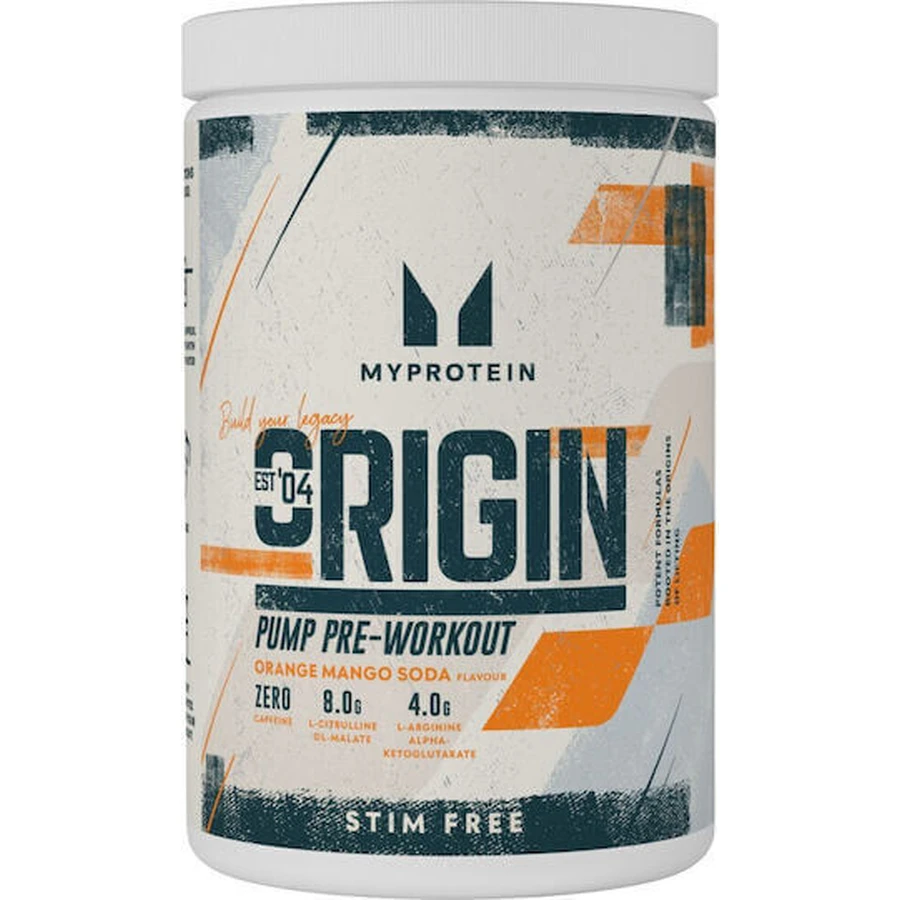 Myprotein Origin Pre Workout Supplement 600gr Orange Mango Orange: цены и характеристики