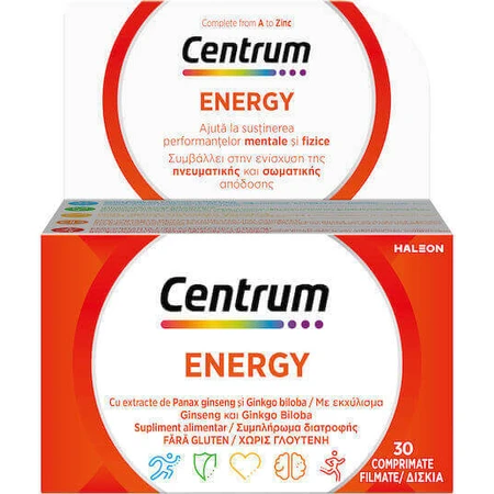 Спеціальна харчова добавка Centrum Energy 30 таб.: ціни та характеристики