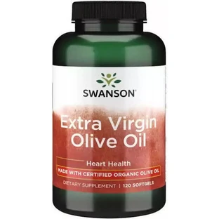 Swanson Extra Virgin Olive Oil 120 мягких гелей без добавок