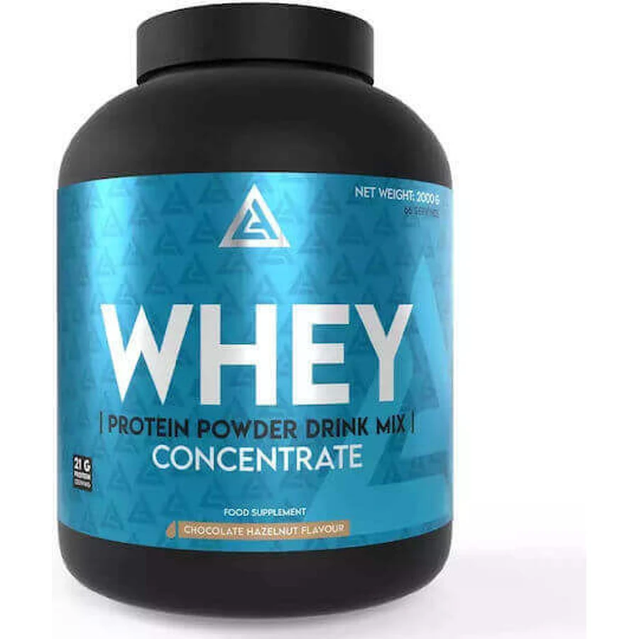 Lazar Angelov Whey Protein Концентрат сироваткового протеїну зі смаком шоколадного фундука 2 кг: ціни та характеристики