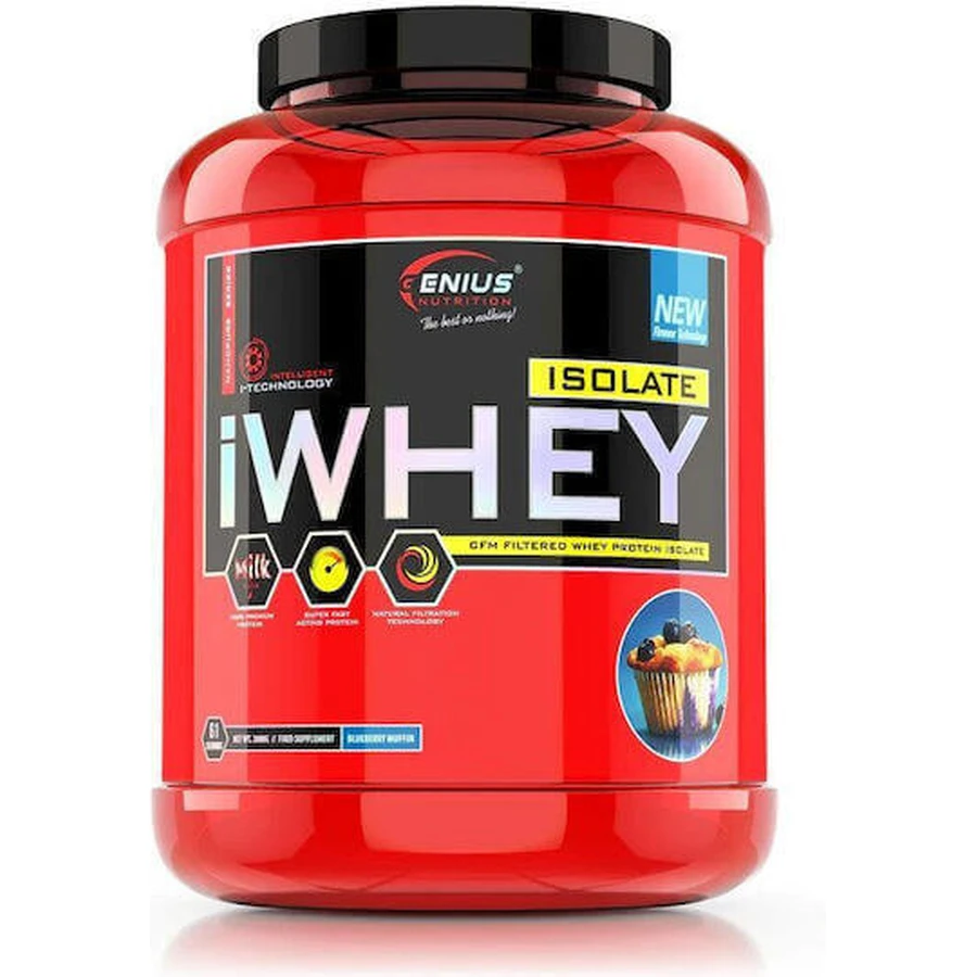Genius Nutrition iWhey Isolate Ізолят сироваткового протеїну зі смаком Шоколадні мрії 2 кг: ціни та характеристики