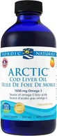 Nordic Naturals Arctic Cod Liver Oil Масло печени трески 1060 мг 237 мл Апельсин