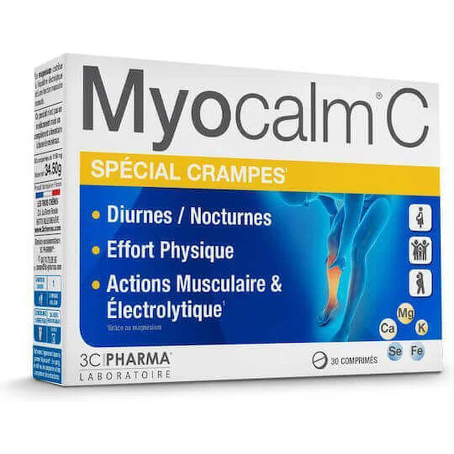 3C Pharma Myocalm Joint Health Supplement 30 табл.: цены и характеристики