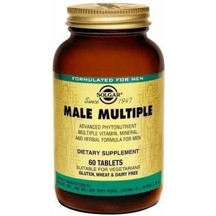 Solgar Male Multiple Advanced Phytonutrient Multivitamin for Energy 60 x 1 таблетка