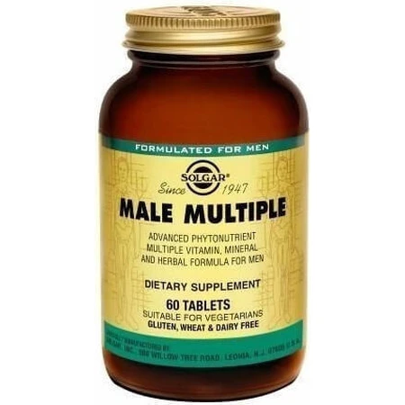Solgar Male Multiple Advanced Phytonutrient Multivitamin for Energy 60 x 1 таблетка: цены и характеристики