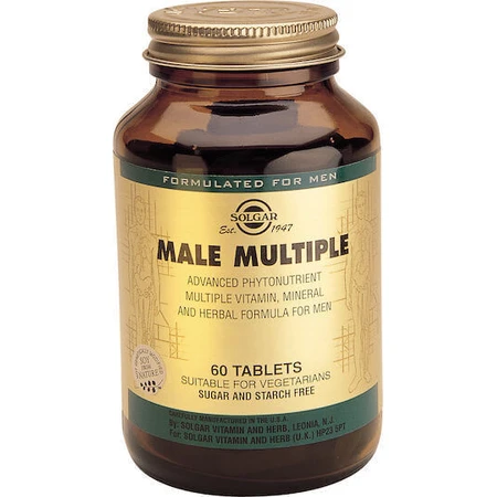 Solgar Male Multiple Advanced Phytonutrient Multivitamin for Energy 60 x 1 таблетка: цены и характеристики