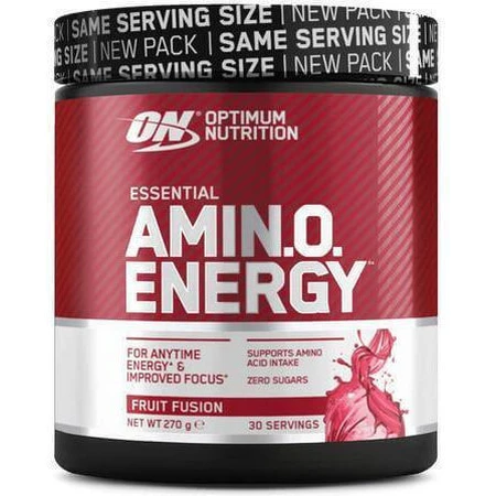 Optimum Nutrition Aminoo Energy 270гр 30 порцій Фруктовий фьюжн: ціни та характеристики