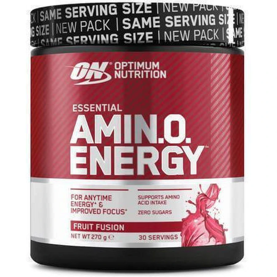 Optimum Nutrition Aminoo Energy 270гр 30 порцій Фруктовий фьюжн: ціни та характеристики