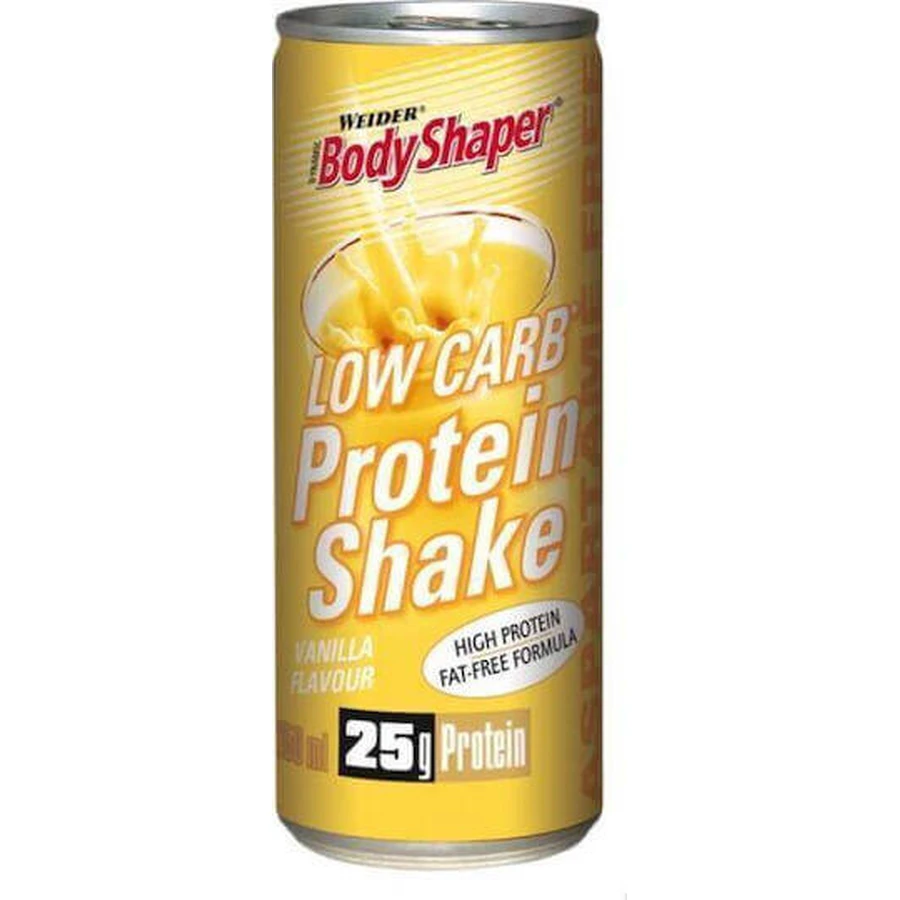 Weider Low Carb Protein Shake с ванильным вкусом 12x250 мл: цены и характеристики