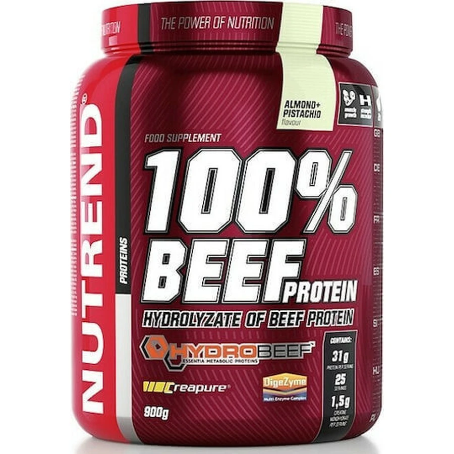 Nutrend 100% говяжий протеин с фисташково-миндальным вкусом 900гр: цены и характеристики