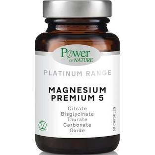 Power Of Nature Platinum Range Premium Magnesium 5 60 капсул