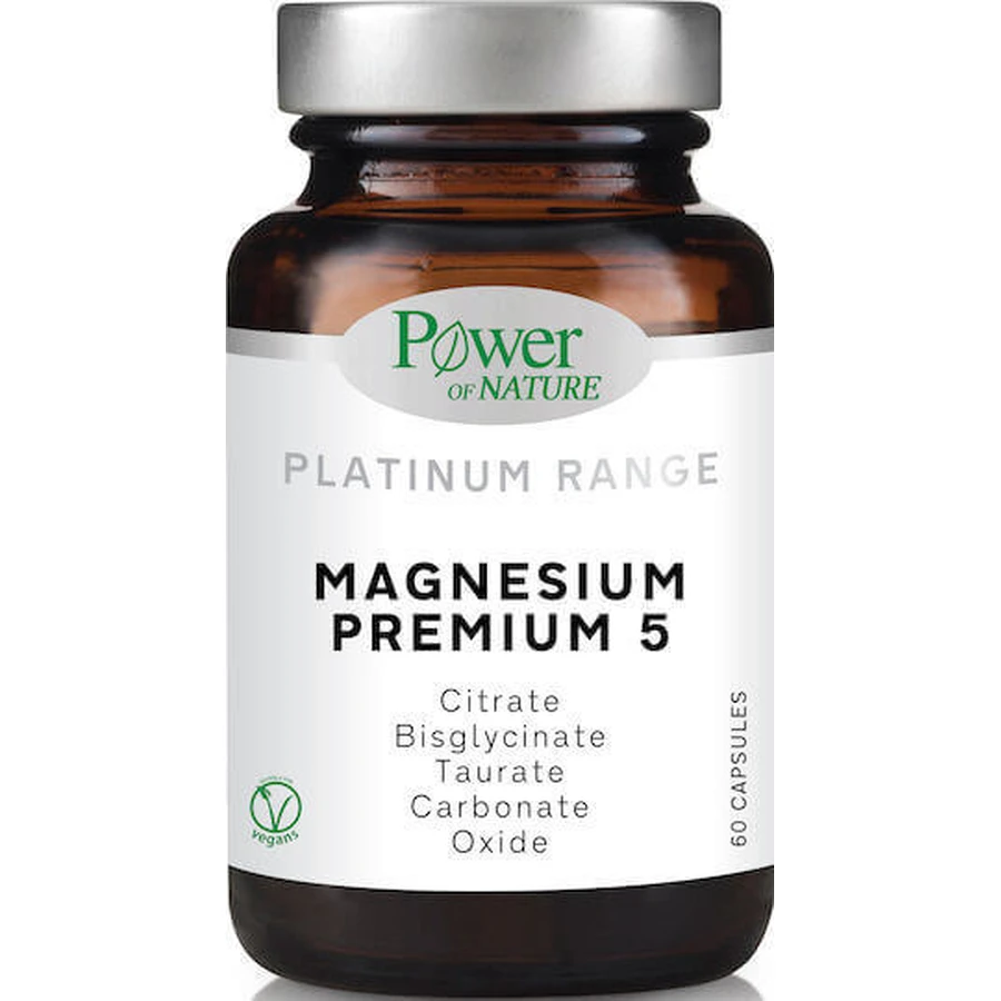 Power Of Nature Platinum Range Premium Magnesium 5 60 капсул: цены и характеристики