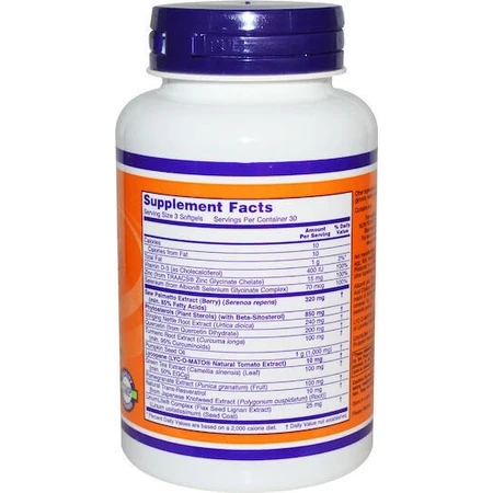 Now Foods Prostate Health Clinical Strength Клінічна сила Клінічна сила Харчова добавка Спеціальна 90 м'яких гелів: ціни та характеристики