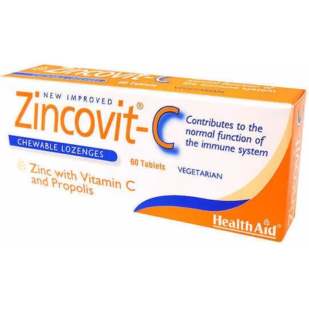 Health Aid Zincovit-C Immune System Strengthening Supplement 60 tabs: цены и характеристики