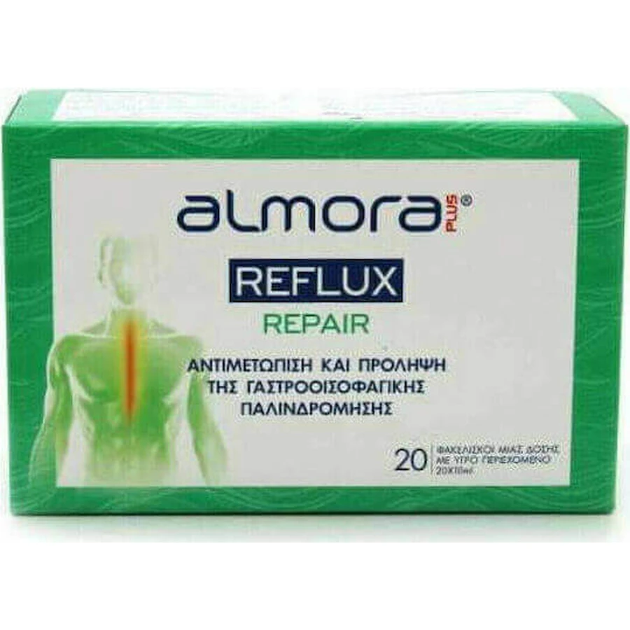 almora PLUS® Reflux Repair Специальная пищевая добавка 20 пакетиков: цены и характеристики