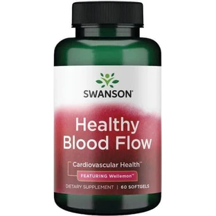 Swanson Healthy Blood Flow Supplement при тривожності 60 м'яких гелів