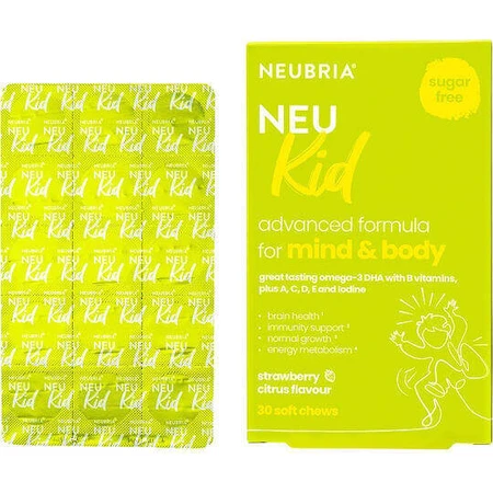 Neubria Neu Kid Підходить для дітей 30 желейних цукерок Цитрусове желе з полуницею: ціни та характеристики