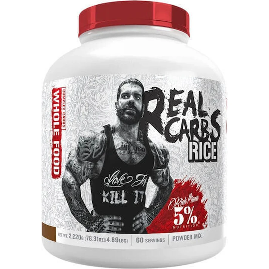 Rich Piana 5% Харчування Справжні вуглеводи Рис Перед тренуванням Добавка 2200гр Какао: ціни та характеристики