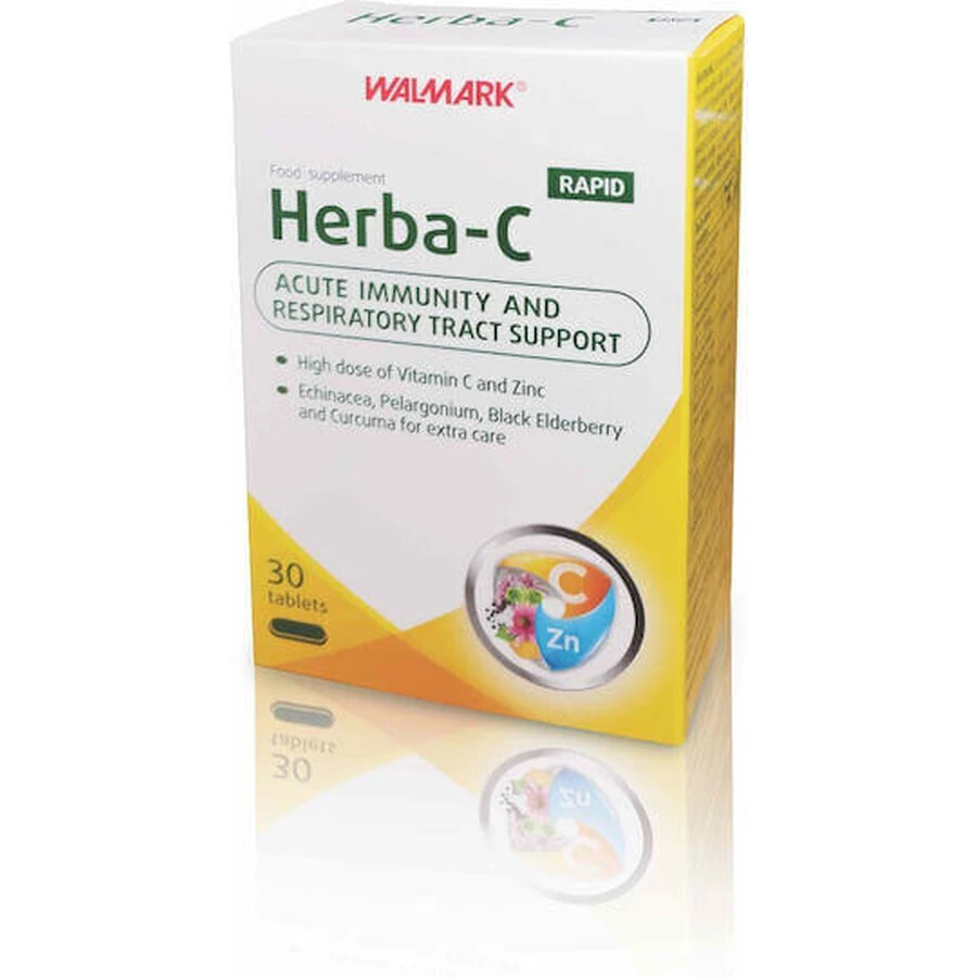 Walmark Herba-C Rapid Immune Boosting Supplement 30 tabs: цены и характеристики