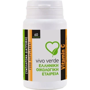 Vivo Verde Vitamin C Вітамін для підтримки імунітету, шкіри та антиоксидантної дії 60 капс.
