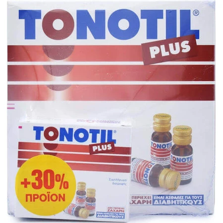 Тонотил Плюс Мультивитамин 10 ампул + 30% продукта (10+3) для энергии: цены и характеристики