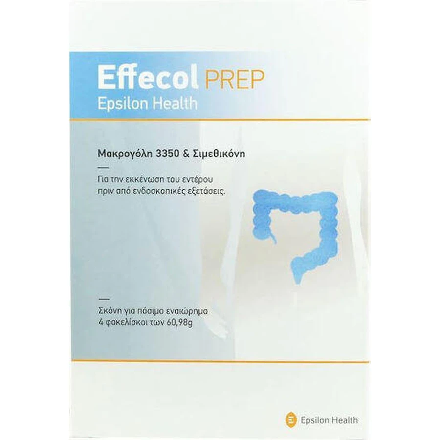 Epsilon Health Effecol Prep 3350 80mg Пищевая добавка Special 4 пакетика: цены и характеристики
