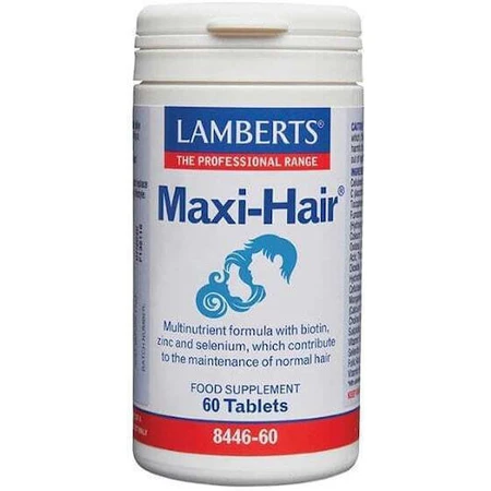 Спеціальна дієтична добавка Lamberts Maxi Hair 60 таб.: ціни та характеристики