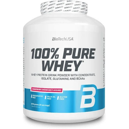 Biotech USA 100% чистый сывороточный протеин Whey Protein Whey Protein Gluten Free со вкусом малинового чизкейка 2,27 кг: цены и характеристики