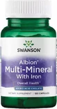 Swanson Albion Multi-Mineral With Iron 120 Capsules