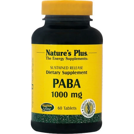 Харчова добавка Nature's Plus Паба 1000 мг Спеціальна спеціальна 60 таб.: ціни та характеристики